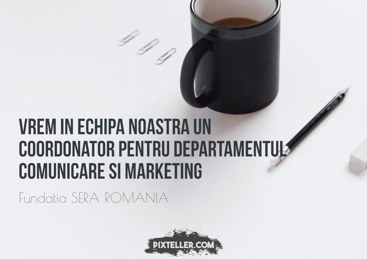 anunt angajare comunicare si marketing