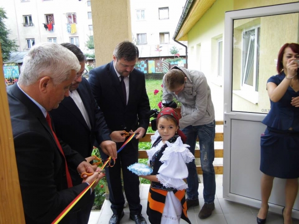 Inauguration du premier centre thérapeutique pour enfants en situation de handicap du département de Maramures à Sighet Marmatiei